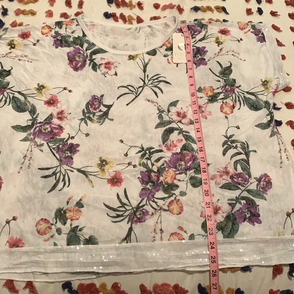 NWT Cotton/Linen Blouse - Picture 7 of 11